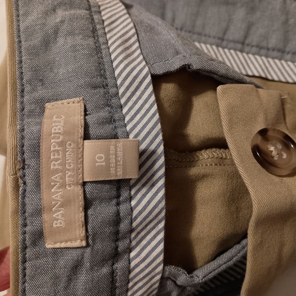 NEW Vintage Banana Republic City Chino Khaki Trouser Casual Office Pants - Picture 4 of 8